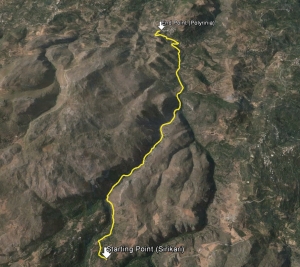 Sirikari Gorge Route Zoom